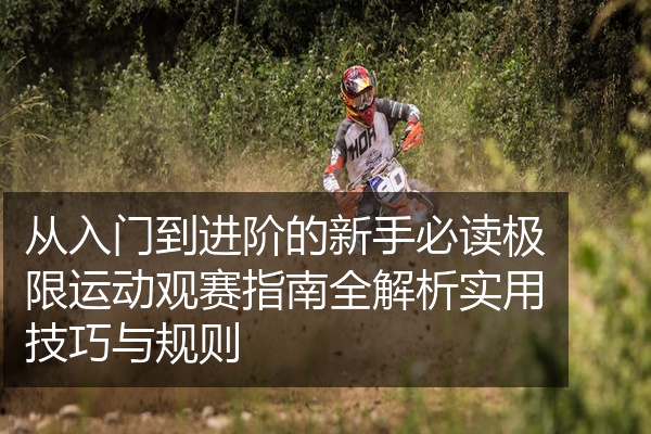 从入门到进阶的新手必读极限运动观赛指南全解析实用技巧与规则